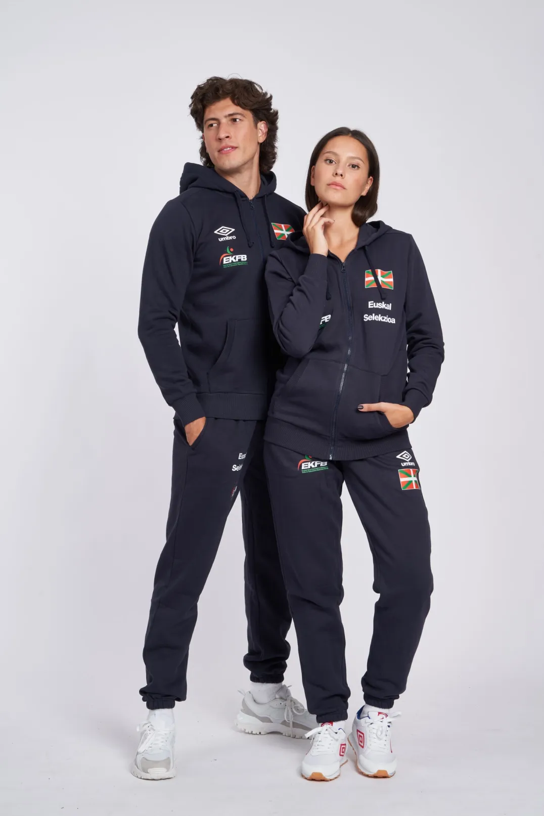 EUSKAL SELEKZIOA WALKING/22  ZIP JACKET NAVY