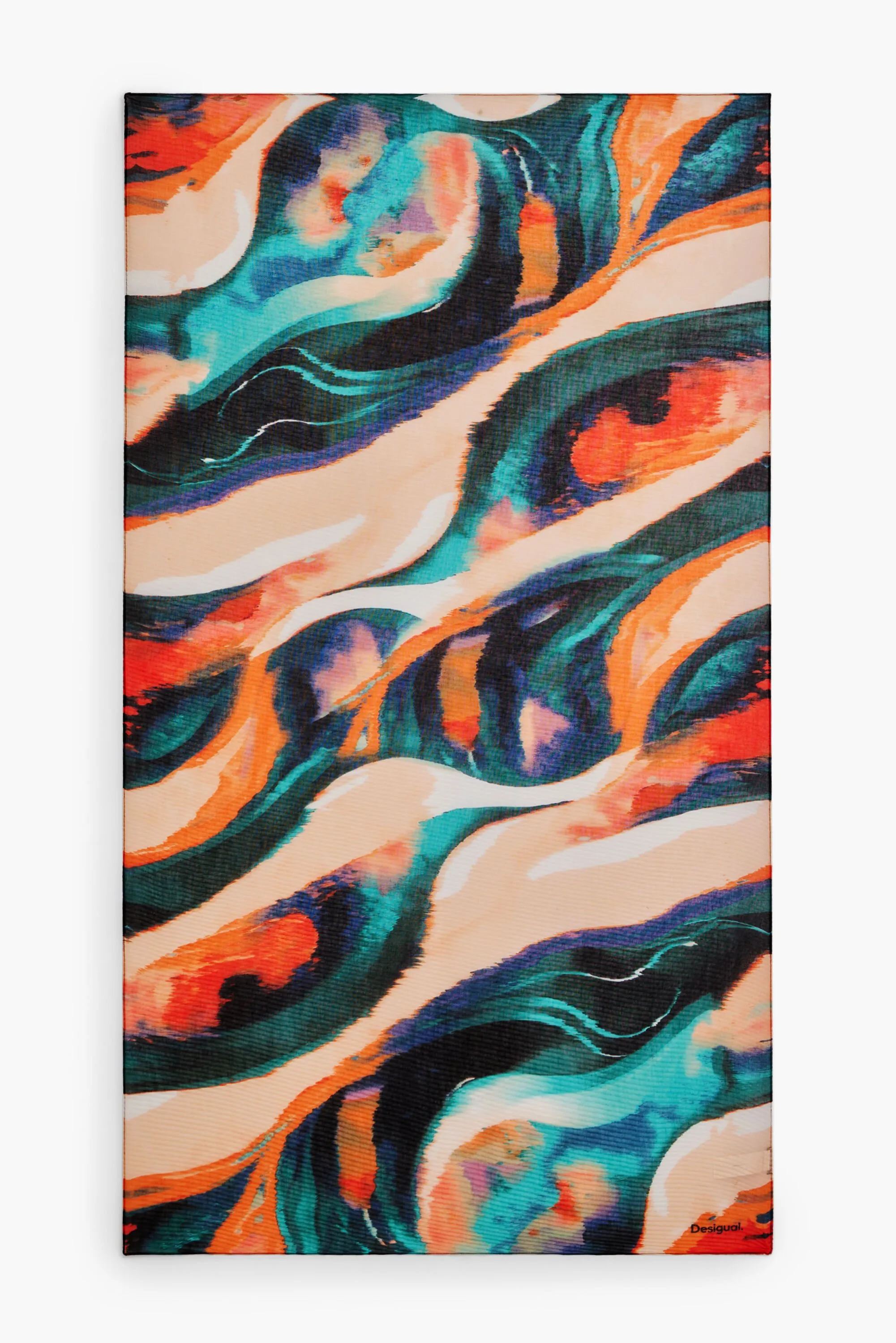 Foulard rectangular estampado