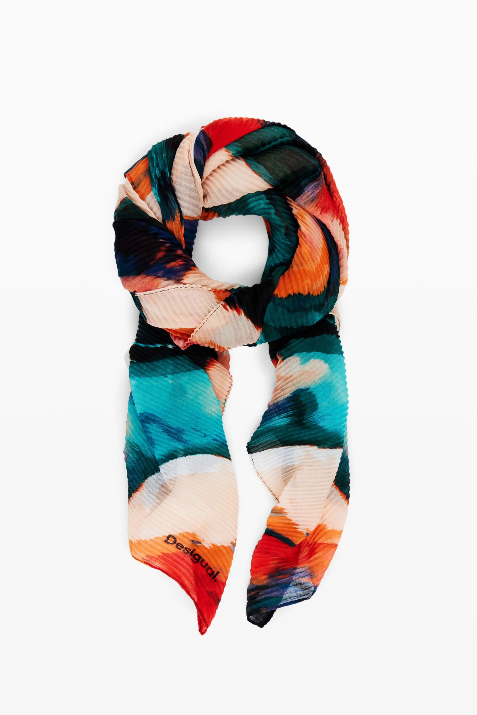 Foulard rectangular estampado