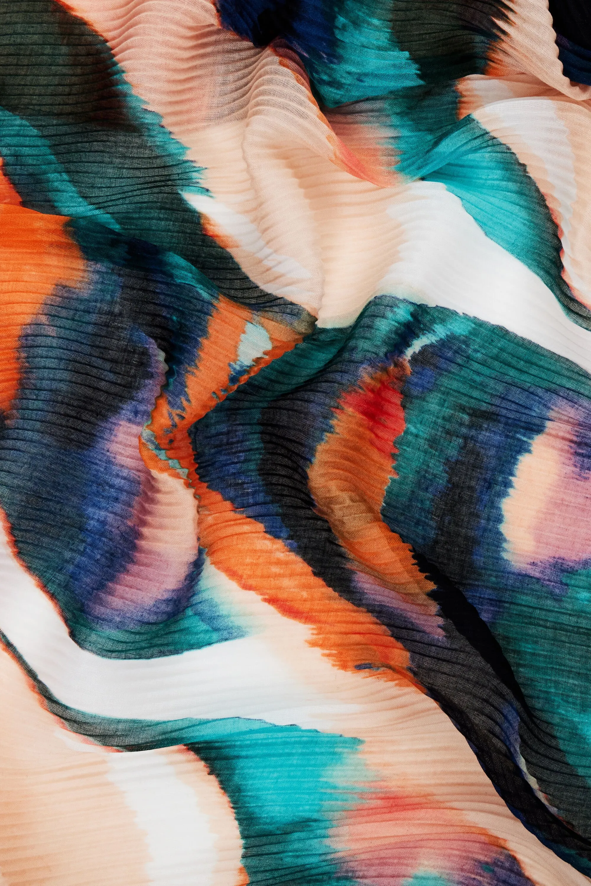 Foulard rectangular estampado