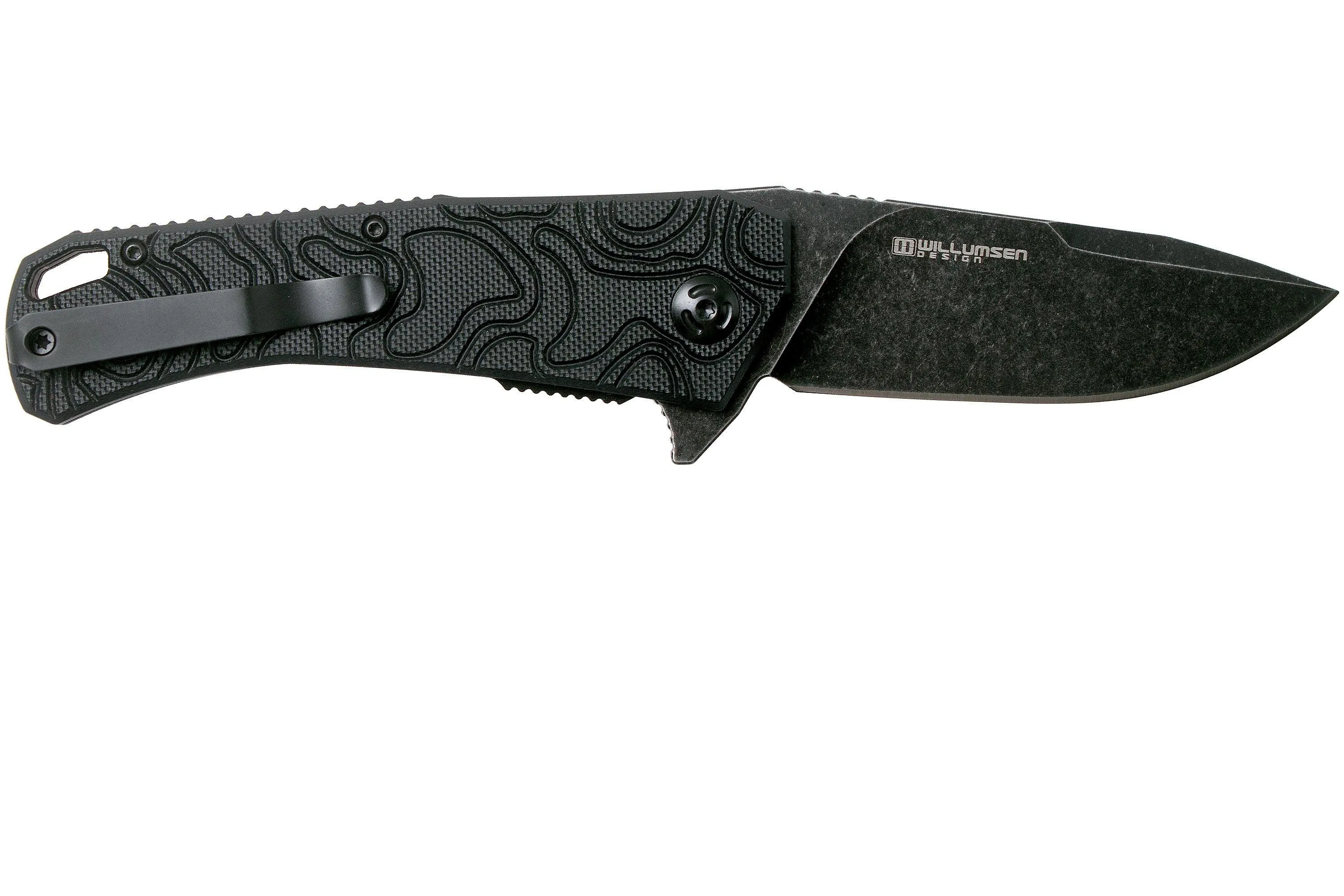 FOX KNIVES ECHO 1 BF746 BLACK FOX, BLACK G10 NAVAJA, MIKKEL WILLUMSEN DESIGN