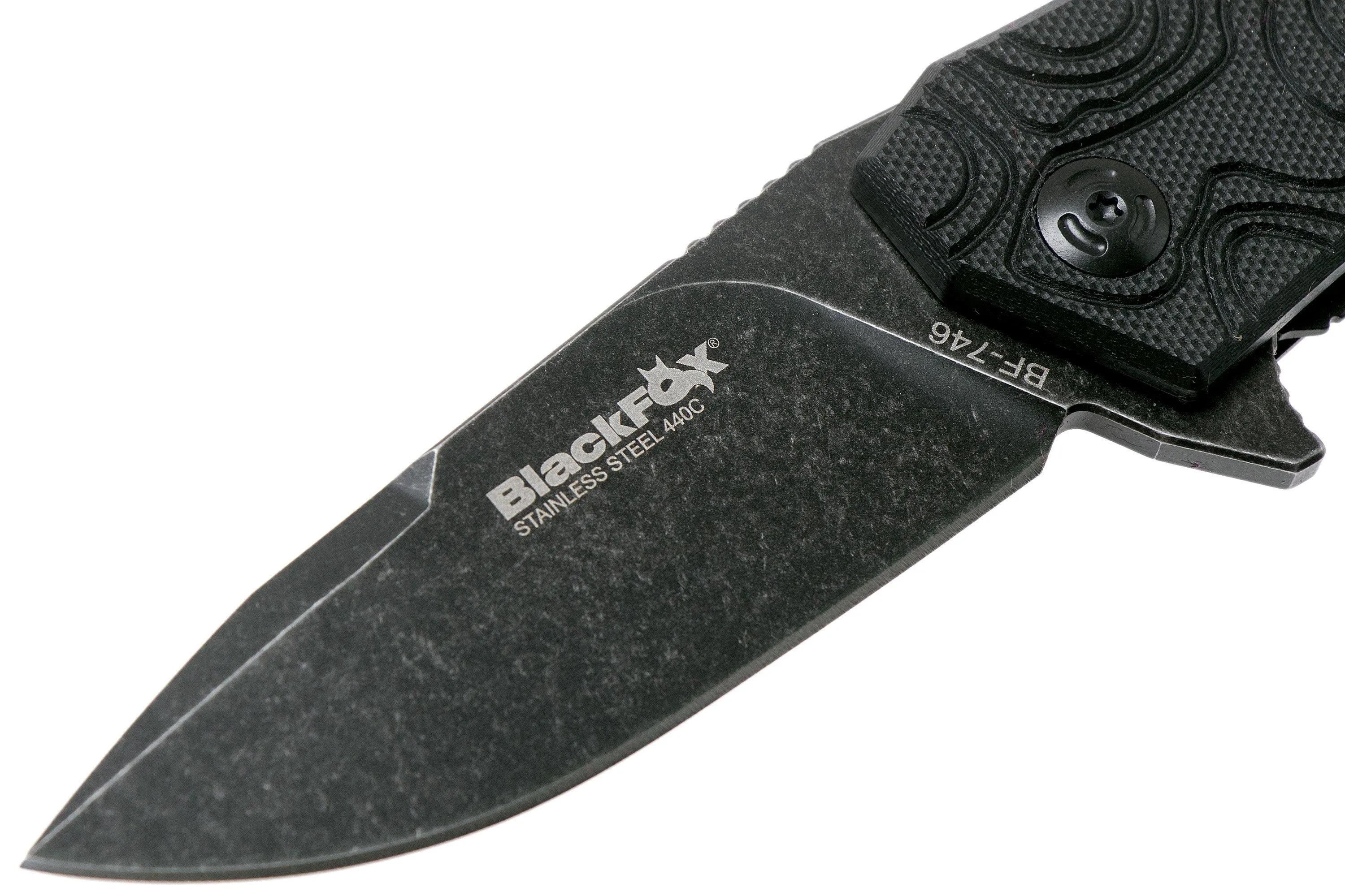 FOX KNIVES ECHO 1 BF746 BLACK FOX, BLACK G10 NAVAJA, MIKKEL WILLUMSEN DESIGN