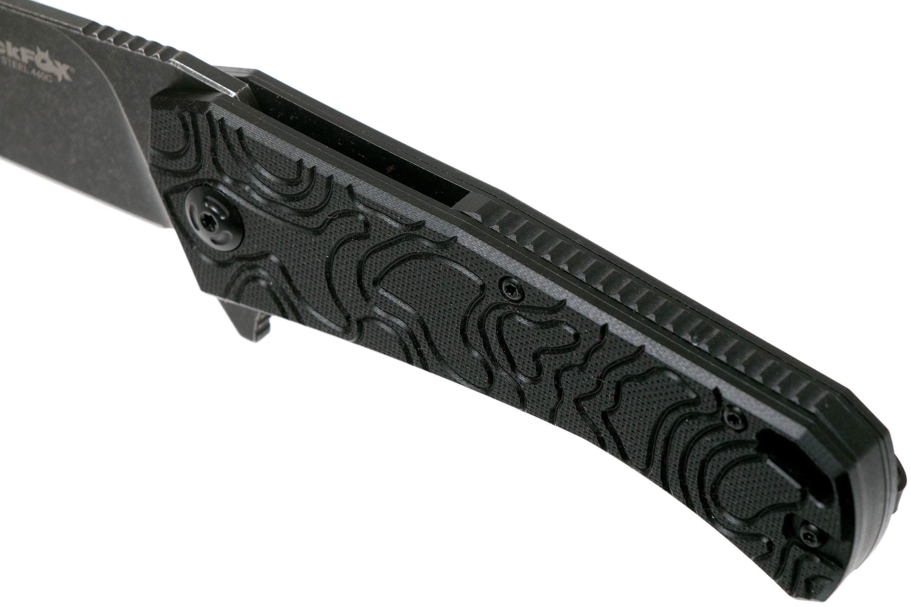 FOX KNIVES ECHO 1 BF746 BLACK FOX, BLACK G10 NAVAJA, MIKKEL WILLUMSEN DESIGN