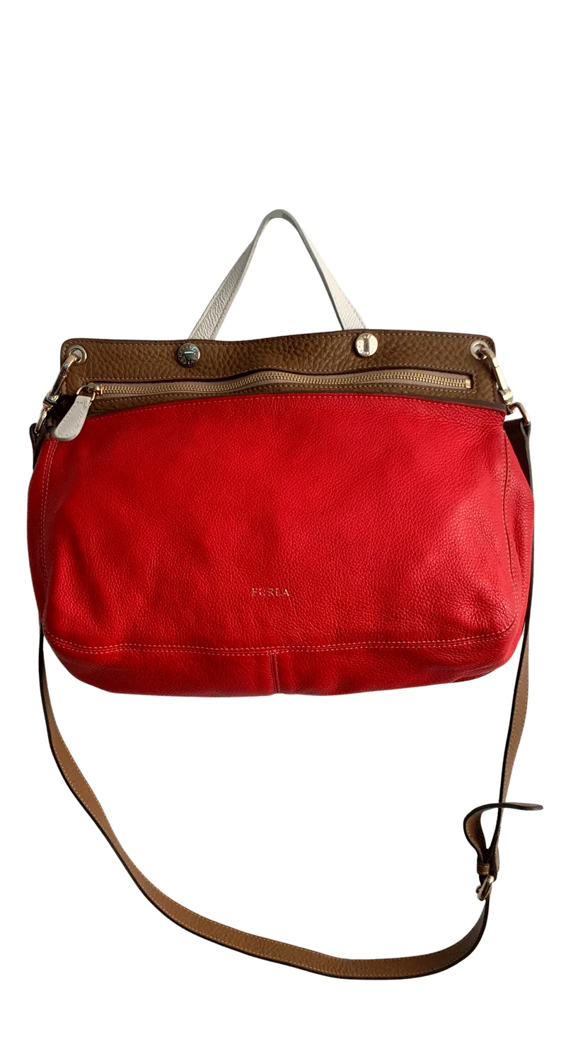 FURLA Cartera Color Block Crossbody