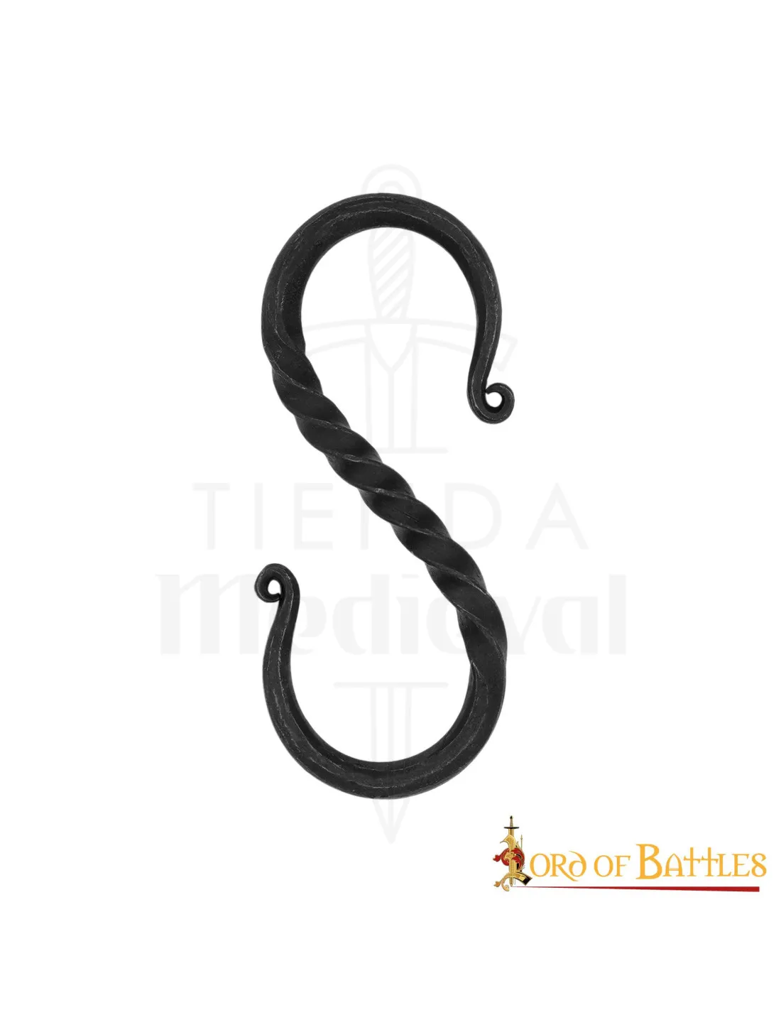 Gancho medieval para colgar utensilios de cocina