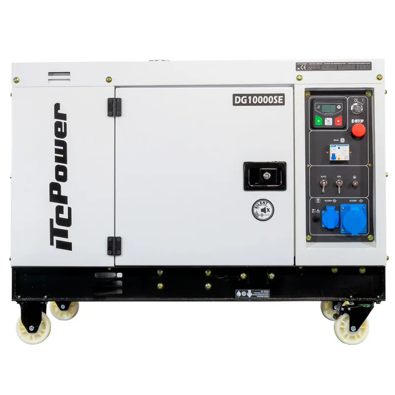 Generador eléctrico insonorizado ITC Power DG10000SE | Diésel