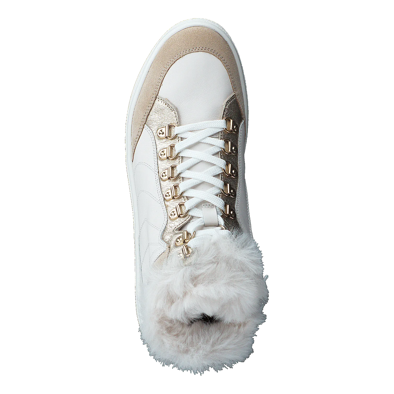 GEOX CALZADO D LEELU' A  NAPPA+SUEDE OFF WHITE/LT TAUPE