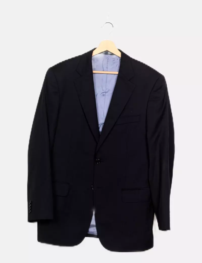 Giovanni Galli Americana azul marino lana