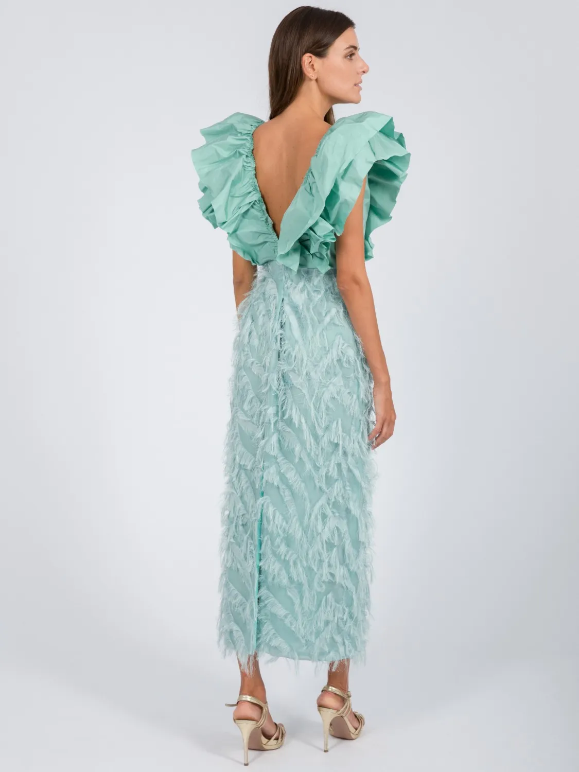 GIRVAN VESTIDO COLOUR NUDE