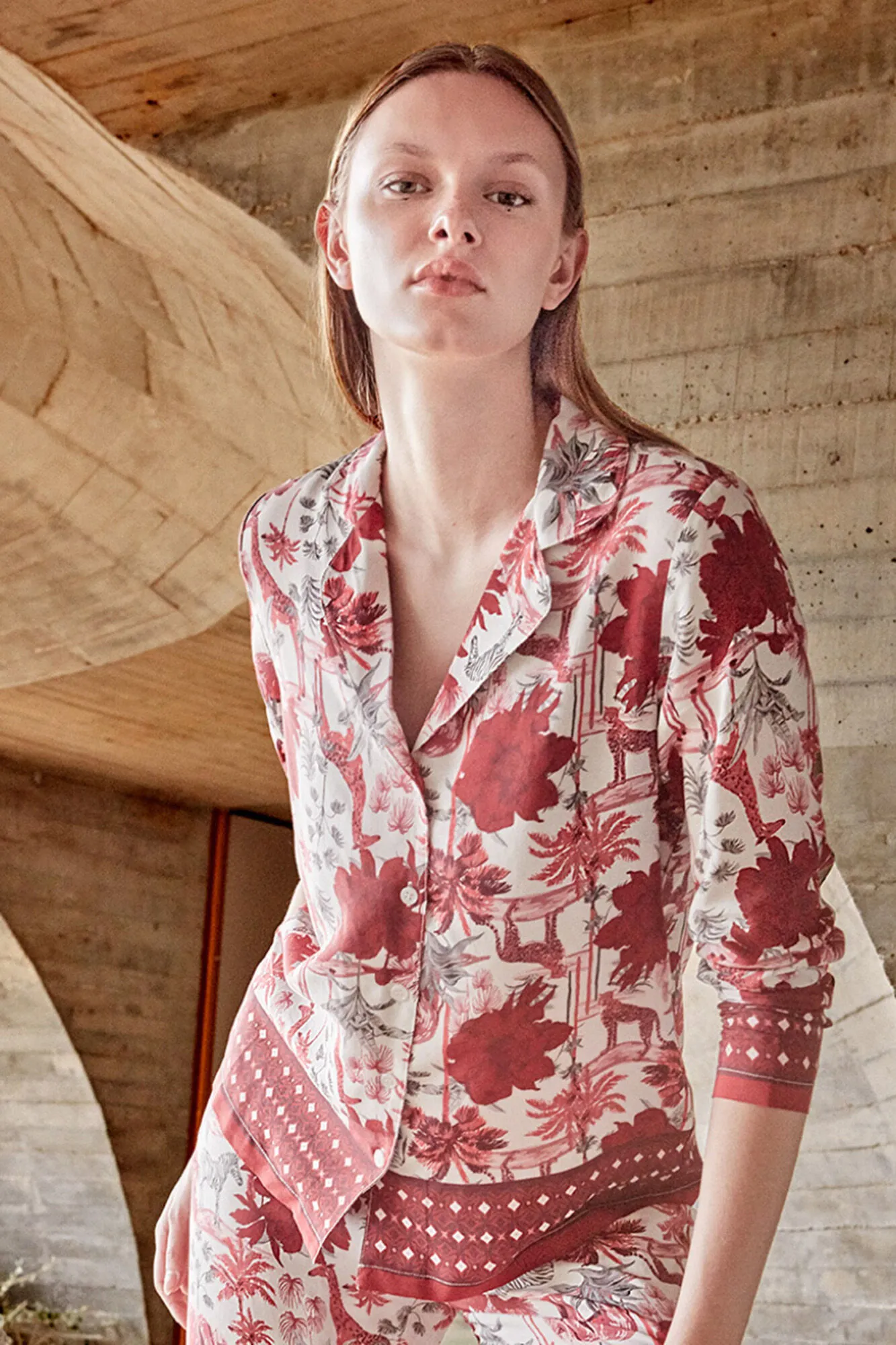 Gisela Camiseta estampado africano