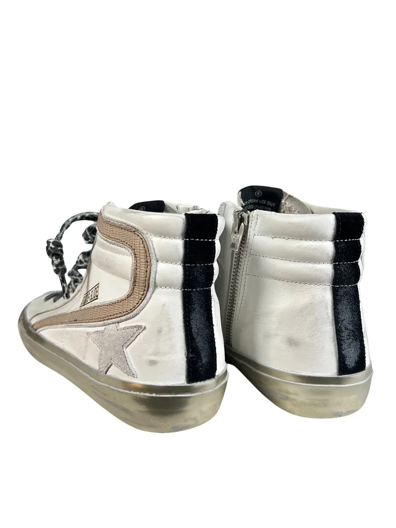 GOLDEN GOOSE Zapatilla Slide Animal Print