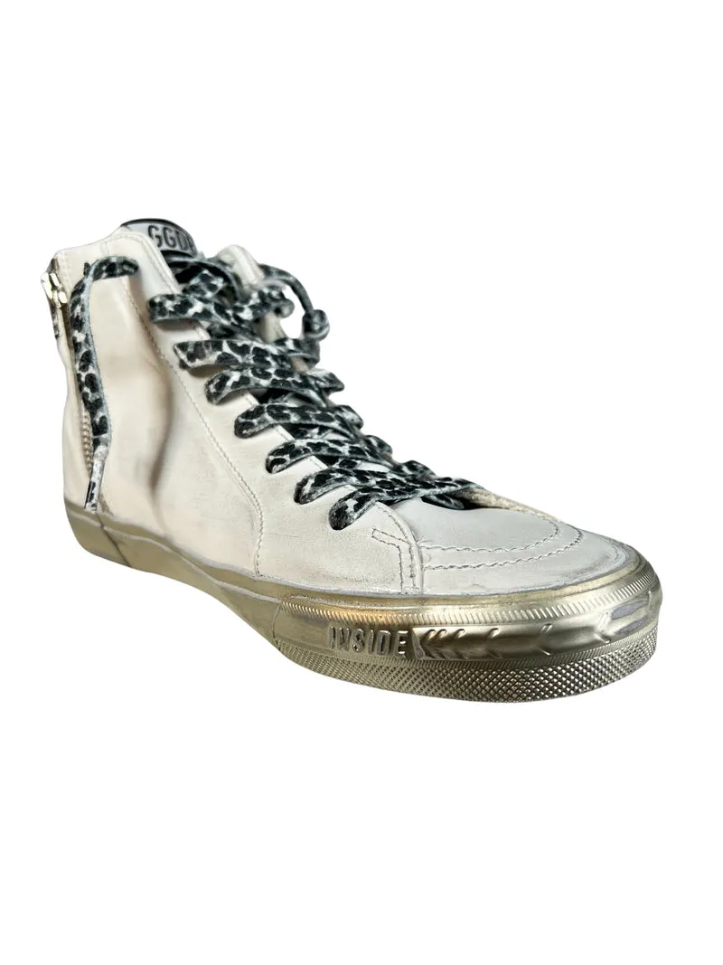 GOLDEN GOOSE Zapatilla Slide Animal Print