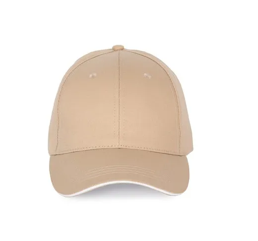 GORRA CON SáNDWICH CONTRASTADO  6 PANELES