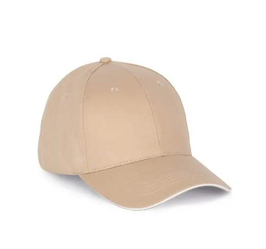 GORRA CON SáNDWICH CONTRASTADO  6 PANELES