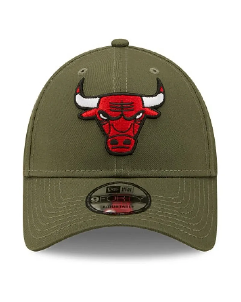 Gorra new era verde bulls nba essential 9forty chibul nov