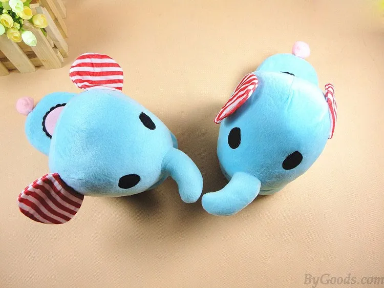 Great Christmas Gift:Elephant Cartoon Plush Soft Minion Shoes