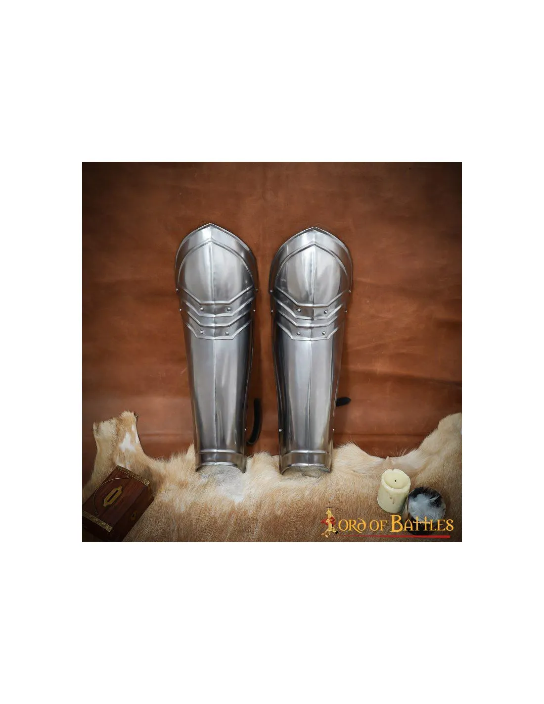 Grebas de caballero de fantasía medieval clásica