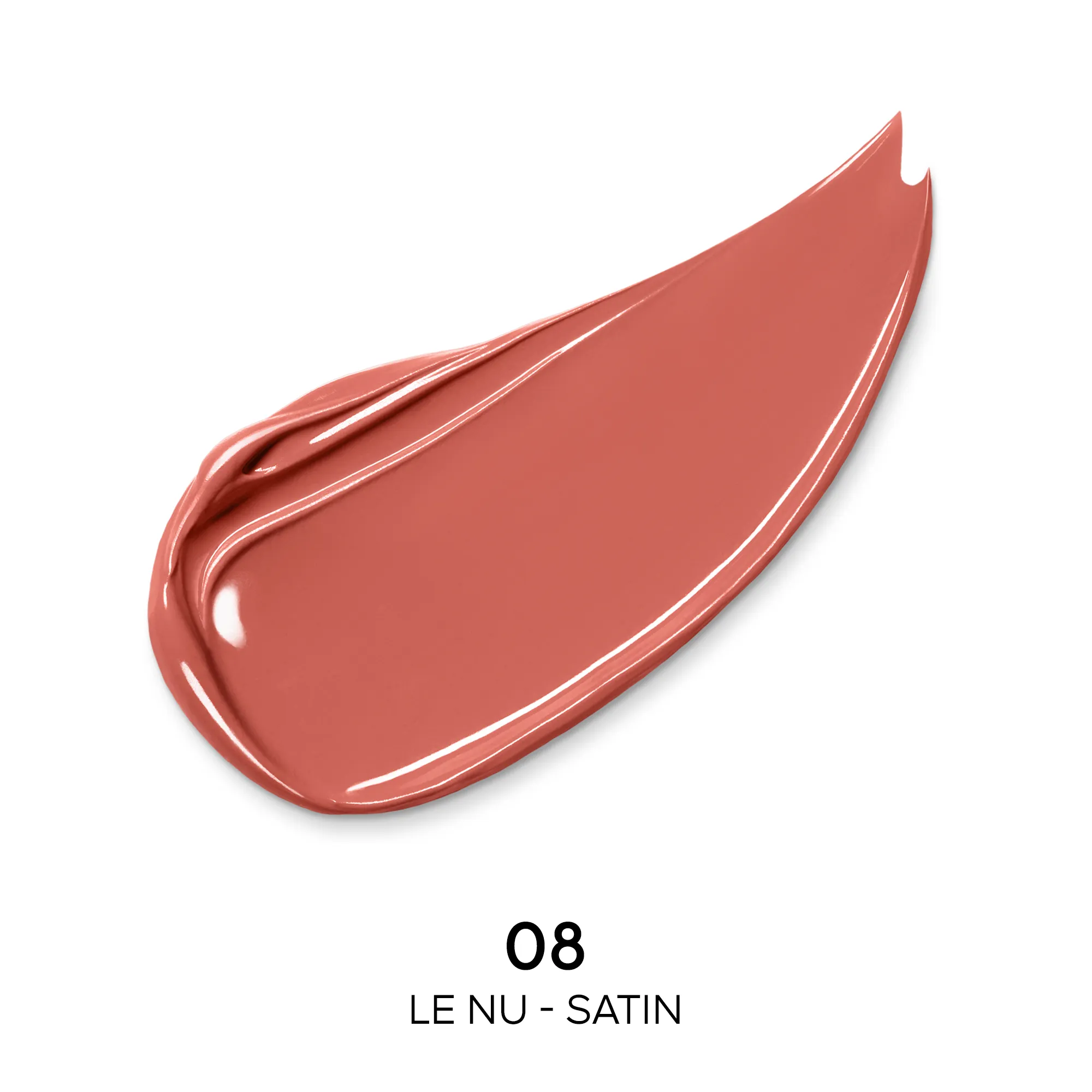 GUERLAIN ROUGE G LA RECARGA  EL LáPIZ LABIAL PERSONALIZABLE DE CUIDADO EN   08 LE NU  SATIN