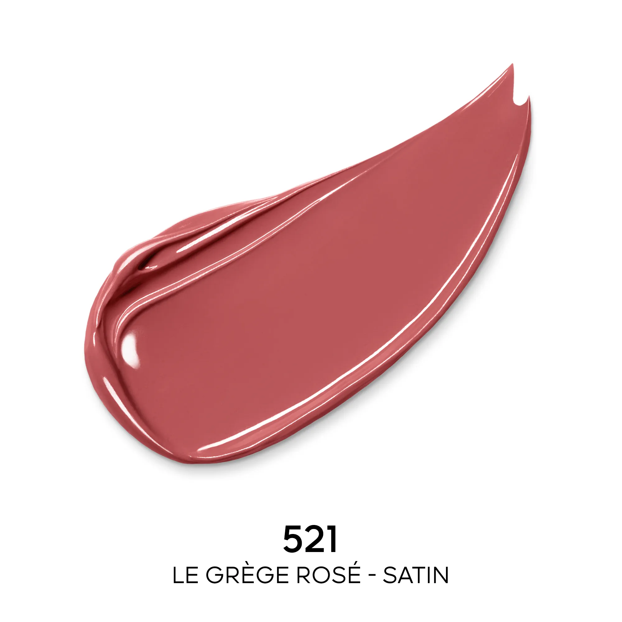 GUERLAIN ROUGE G LA RECARGA  EL LáPIZ LABIAL PERSONALIZABLE DE CUIDADO EN   521 LE GRÈGE ROSÉ  SATIN