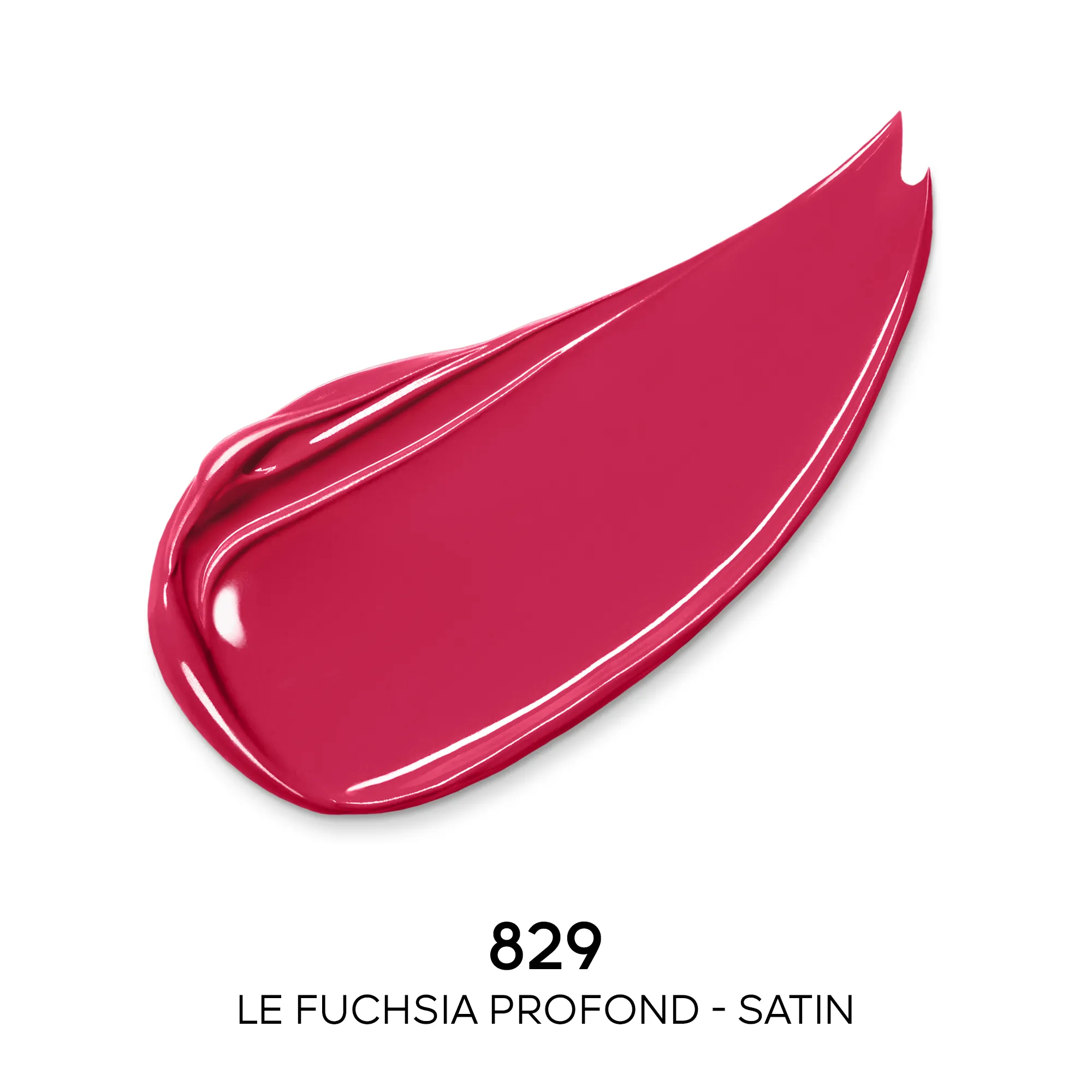 GUERLAIN ROUGE G LA RECARGA  EL LáPIZ LABIAL PERSONALIZABLE DE CUIDADO EN   829 LE FUCHSIA PROFOND  SATIN