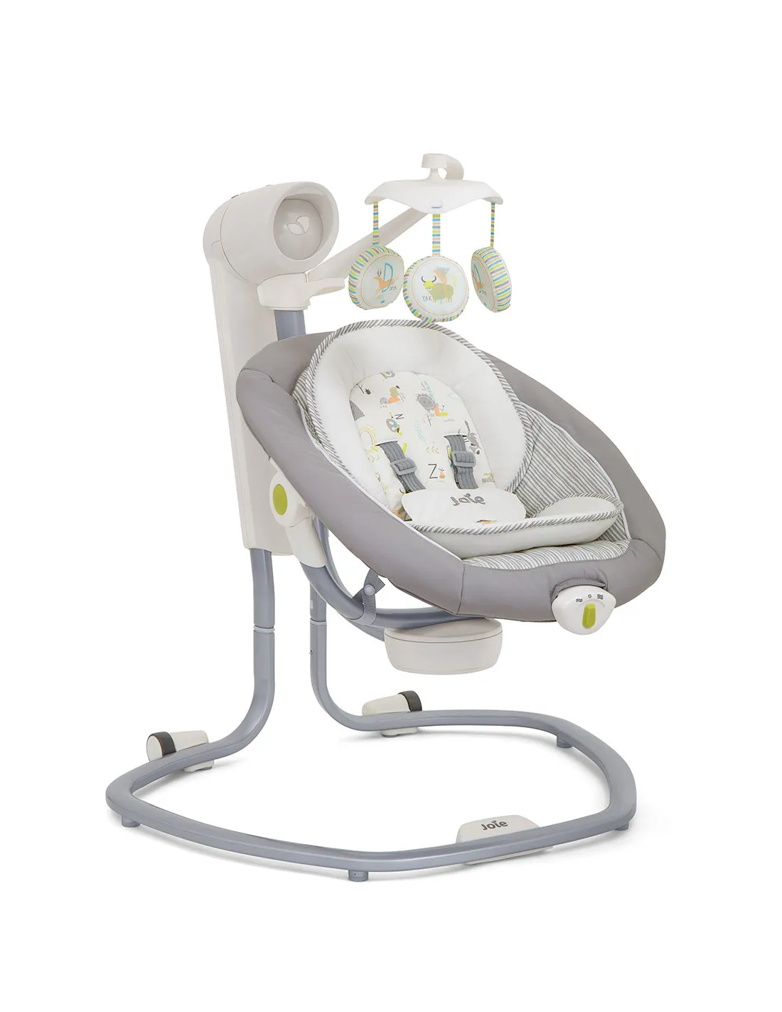 Hamaca bebé Serina Swivel Nature's Alphabet de Joie Baby