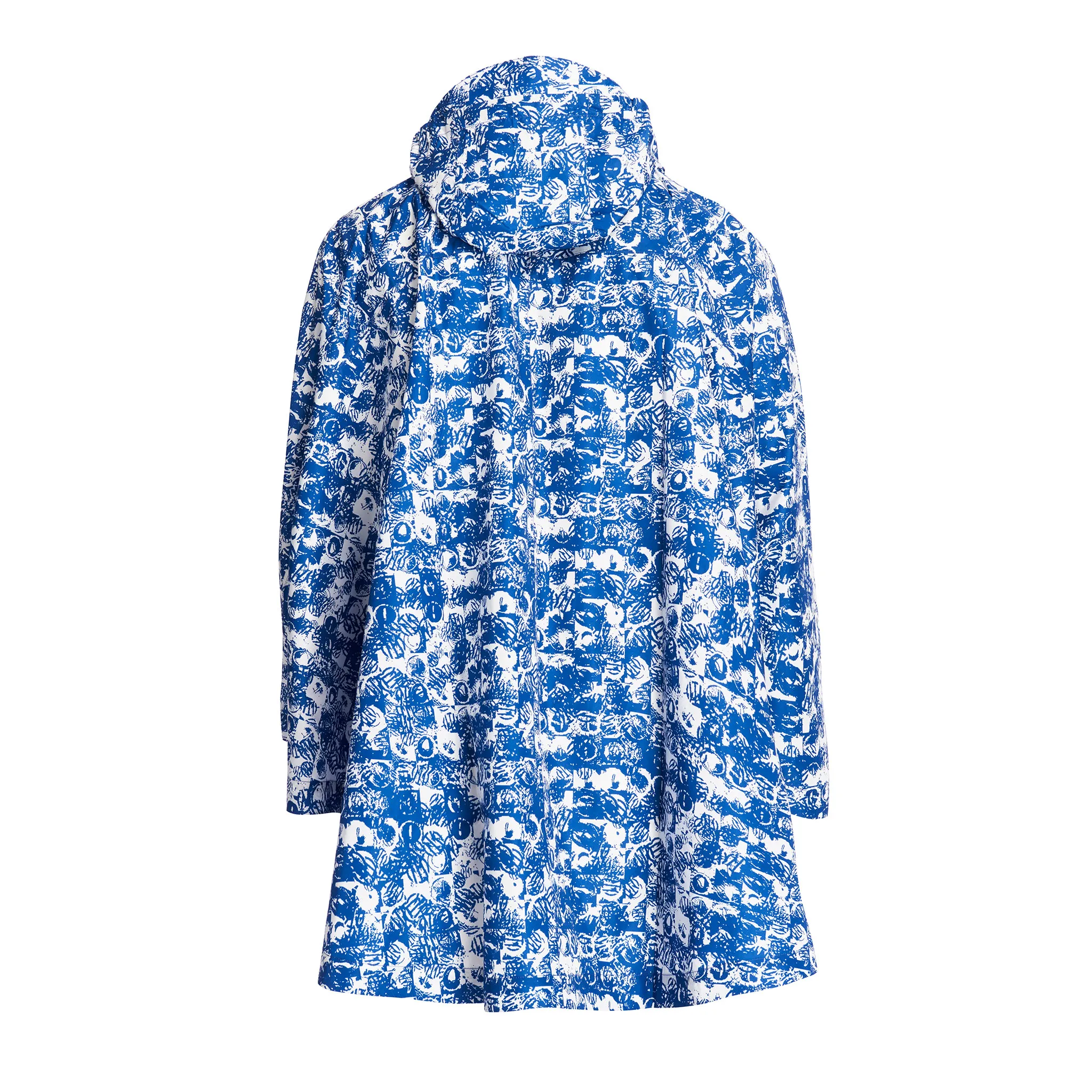 IM PONCHO ESTAMPADO ALLOVER