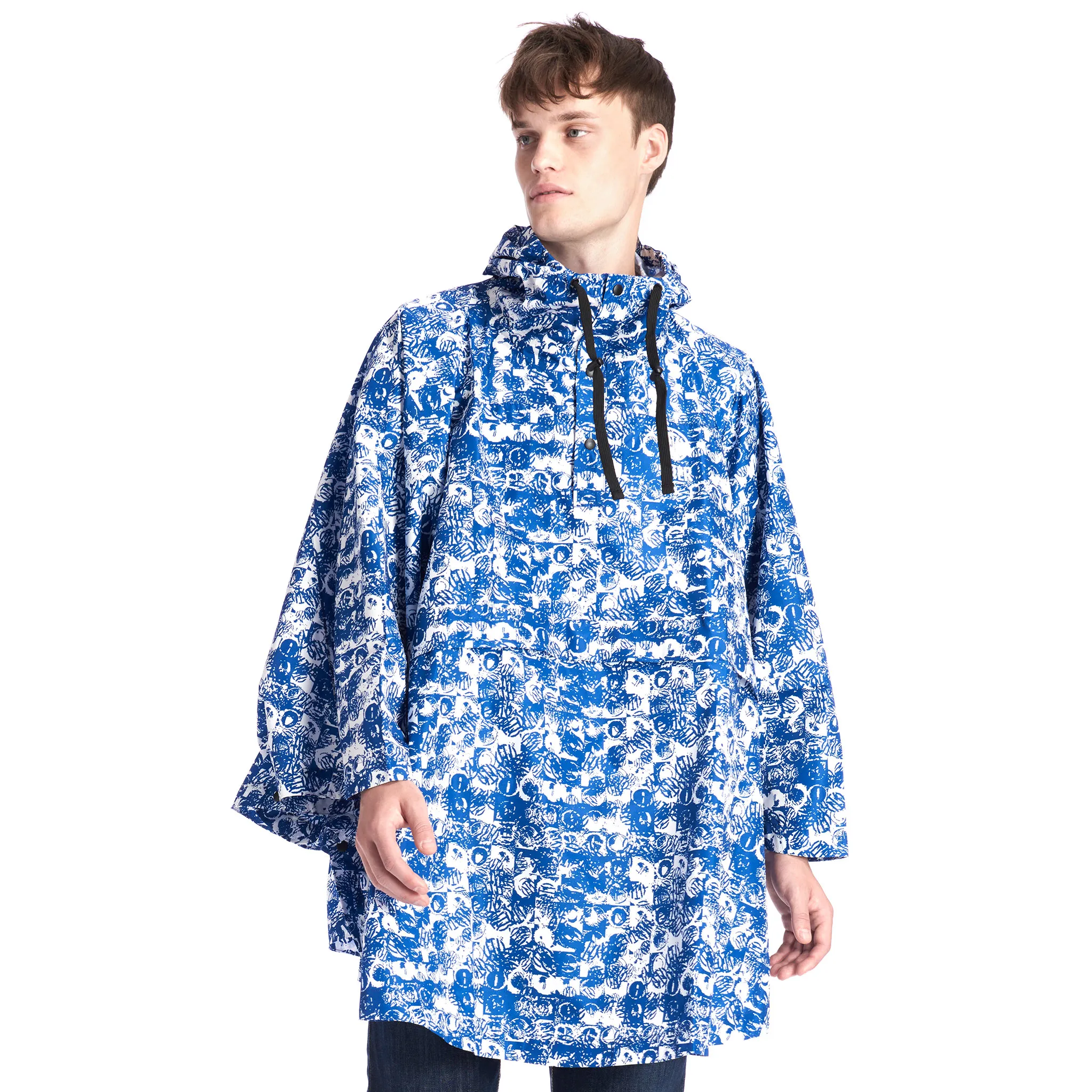 IM PONCHO ESTAMPADO ALLOVER