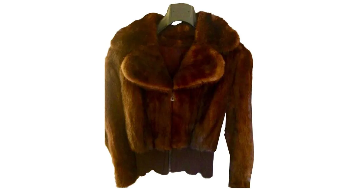 inconnue Abrigos, Ropa de calle Chocolate 
