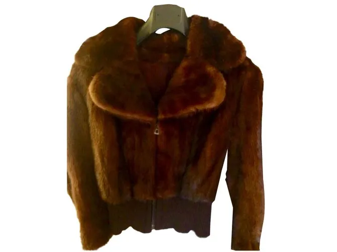 inconnue Abrigos, Ropa de calle Chocolate 