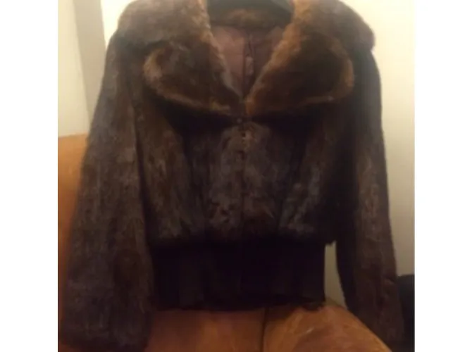 inconnue Abrigos, Ropa de calle Chocolate 