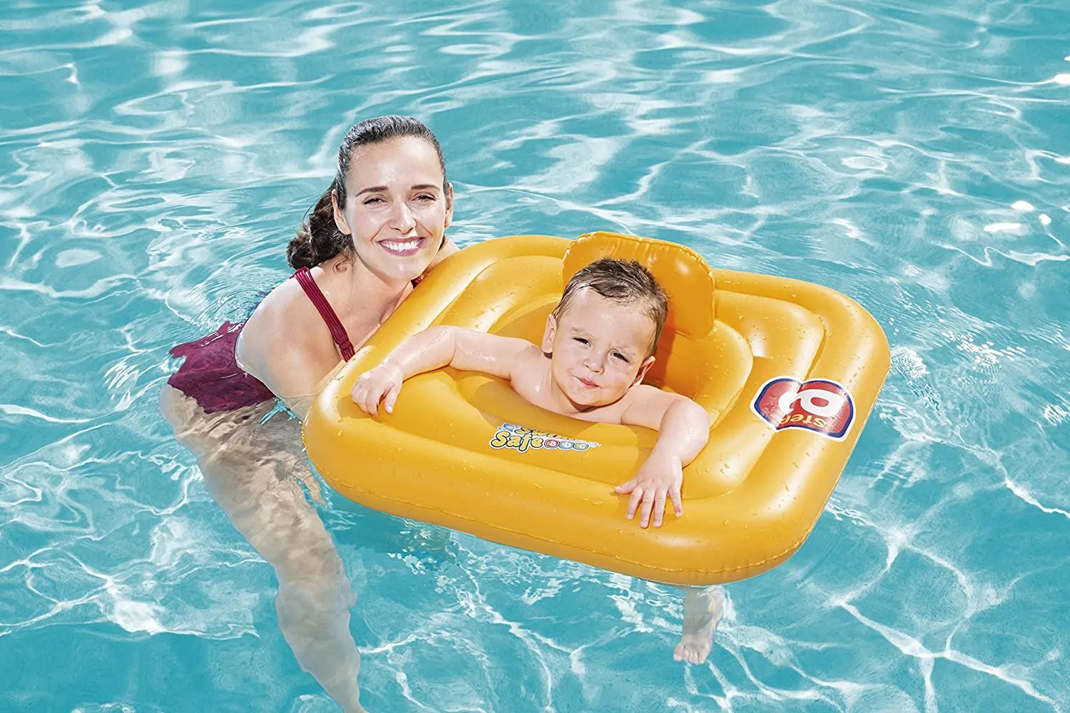 Inflable para bebes asiento swim safe