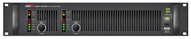 INTERM DPA600D AMPLIFICADOR FINAL 2Χ600W / 100V PRIORITY IN
