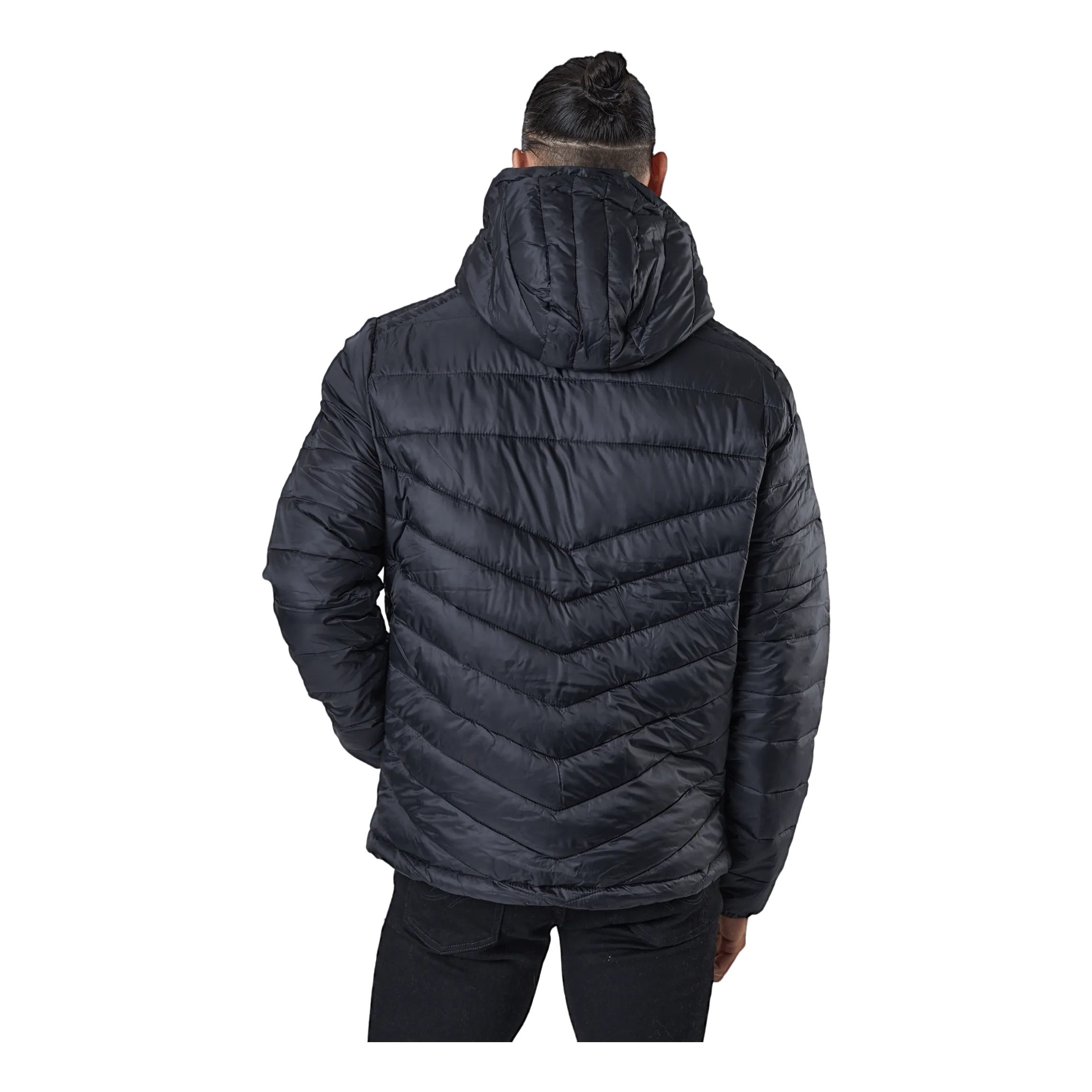 Jack & Jones Jjehero Puffer Hood Noos Black