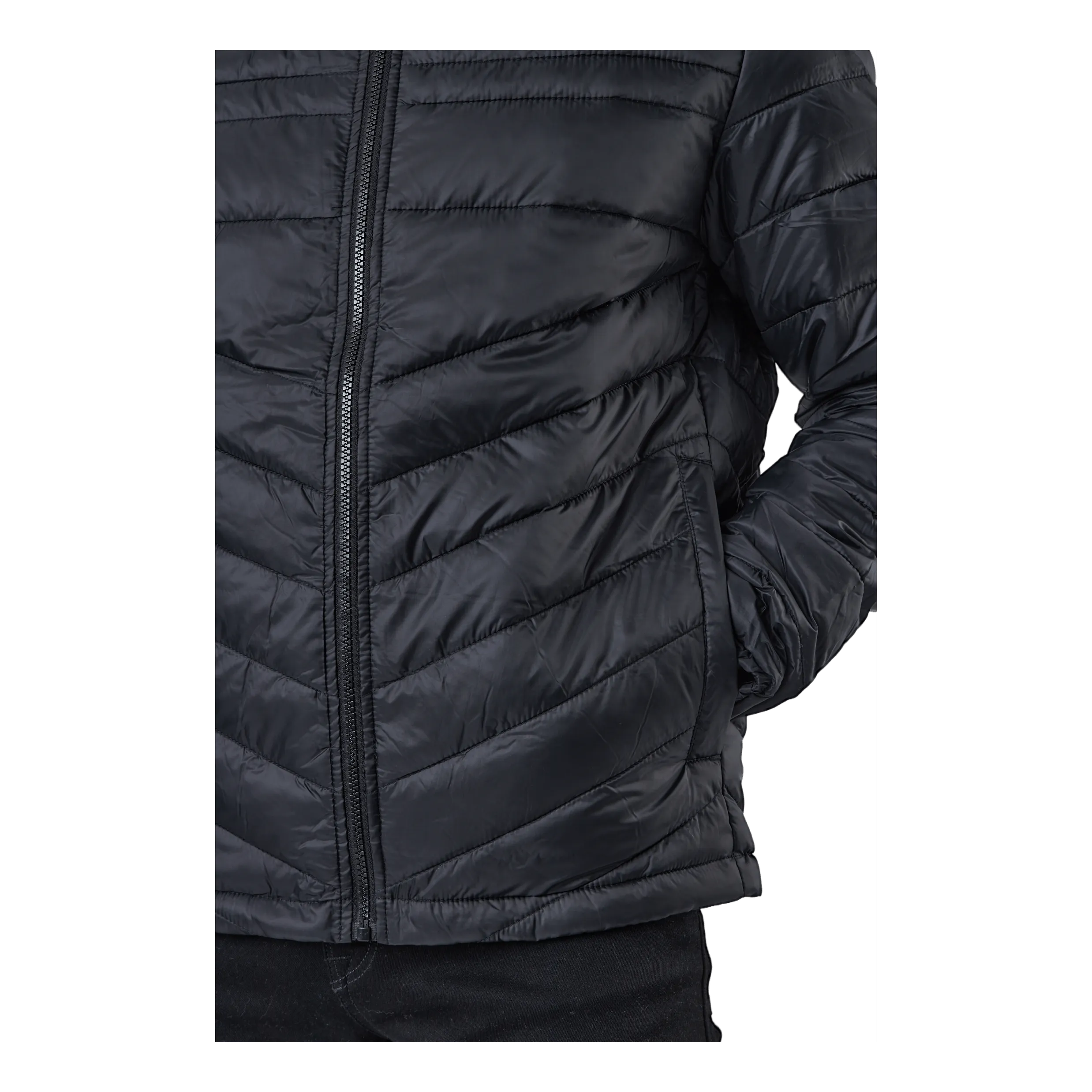 Jack & Jones Jjehero Puffer Hood Noos Black