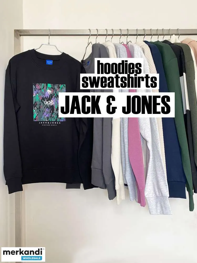 JACK & JONES Sudadera con capucha y sudadera para hombre