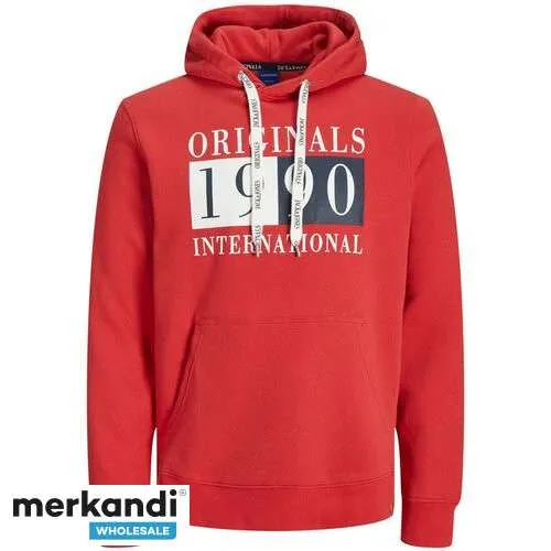 JACK & JONES Sudadera con capucha y sudadera para hombre