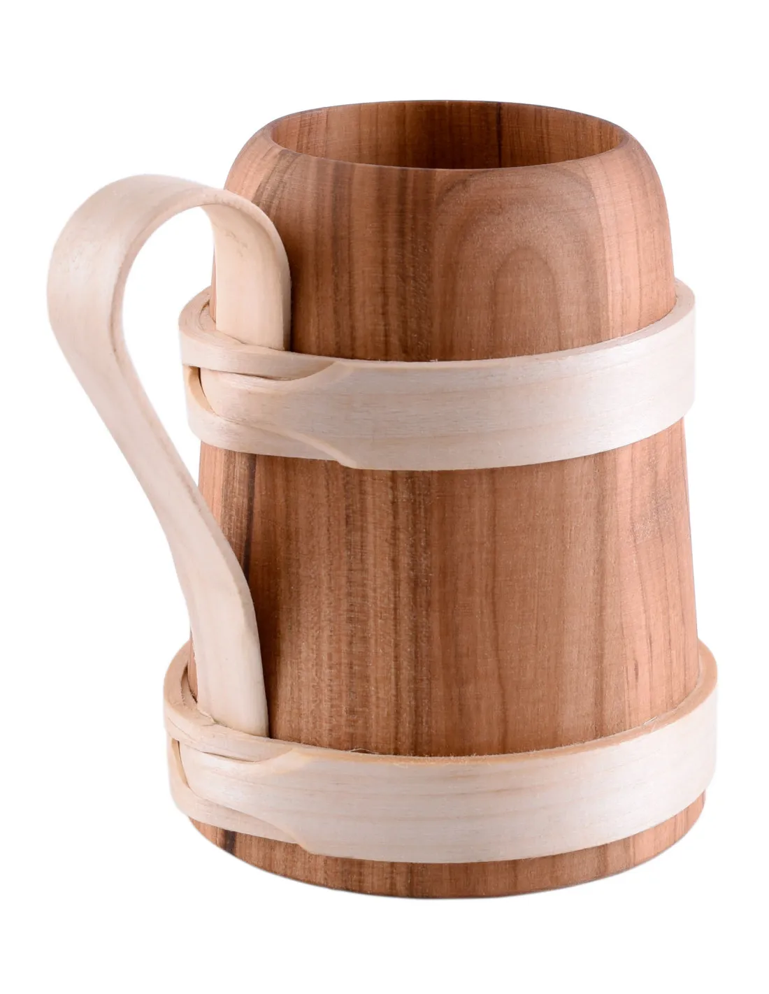 Jarra de cerveza medieval de madera (0,5 l.)