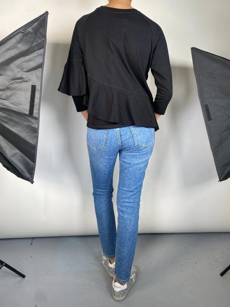 JAZMIN CHEBAR Polera Alma Negra