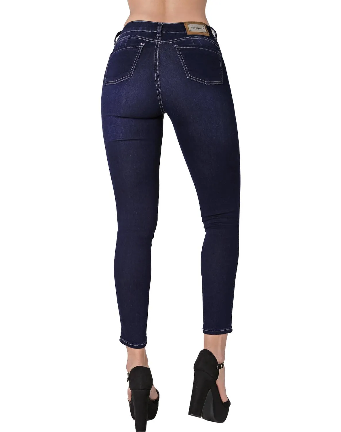 Jeans Mujer Moda Skinny Azul Fergino 52904617