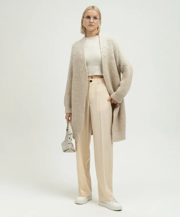 Jil Sander Beige pants made of wool