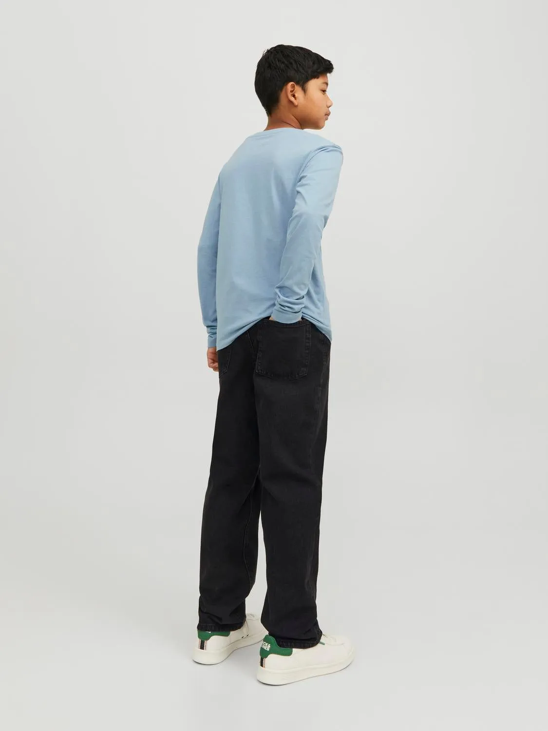 JJICHRIS JJORIGINAL MF 3462 Vaqueros de corte holgado Junior | Negro | Jack & Jones®