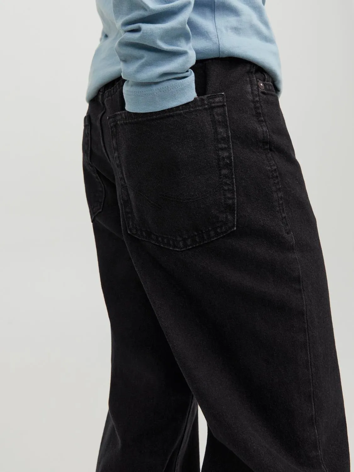 JJICHRIS JJORIGINAL MF 3462 Vaqueros de corte holgado Junior | Negro | Jack & Jones®