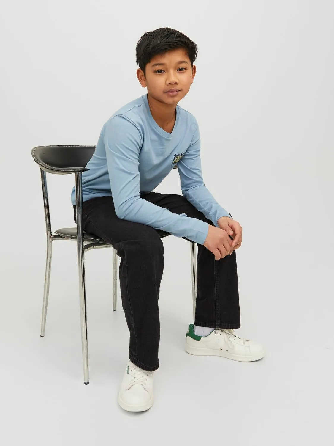 JJICHRIS JJORIGINAL MF 3462 Vaqueros de corte holgado Junior | Negro | Jack & Jones®