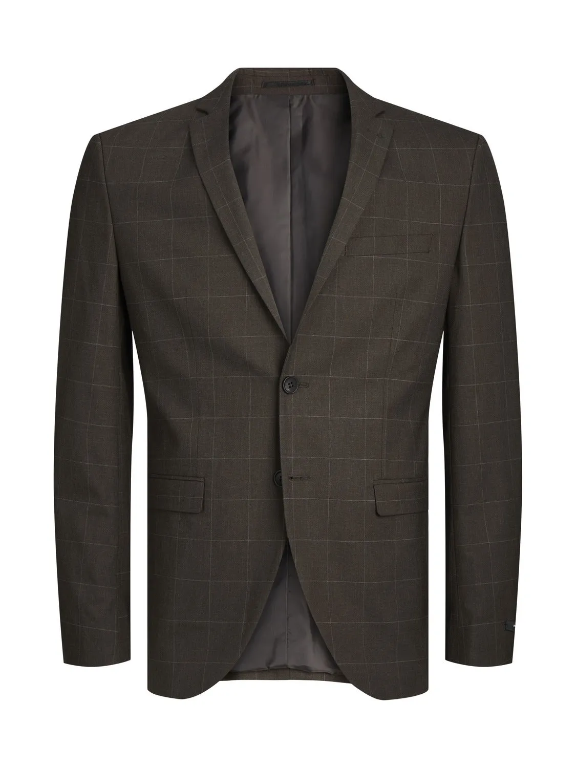 JPRSOLARIS Blazers Corte super slim | Marrón oscuro | Jack & Jones®