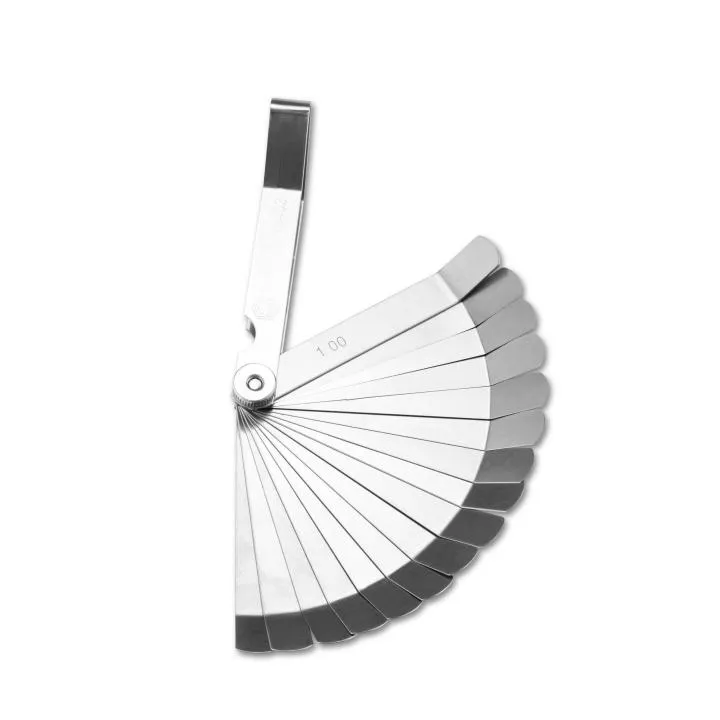 JUEGO DE CALIBRADORES DE GALGAS CURVA 16PZ 0.05  1MM