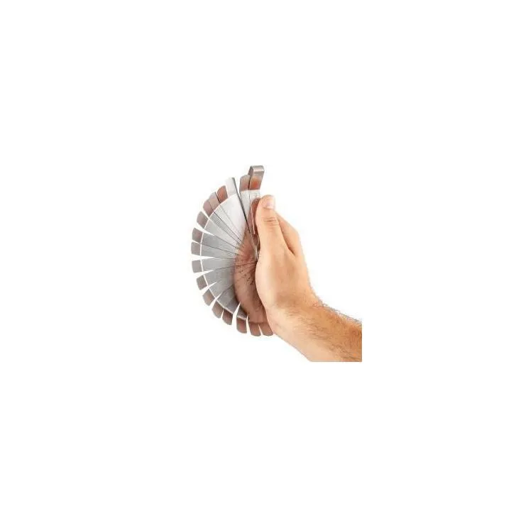 JUEGO DE CALIBRADORES DE GALGAS CURVA 16PZ 0.05  1MM