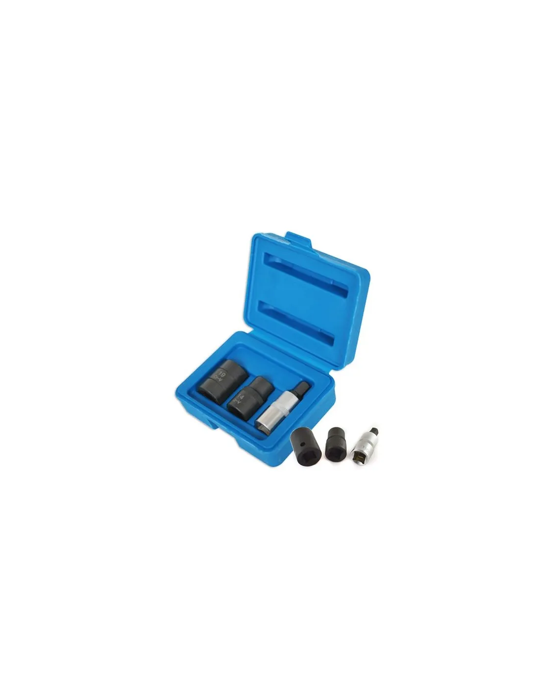 JUEGO DE VASOS PARA FRENOS  1/2" PENTAGONALES Y PUNTA PENTAGONAL Bendix y Girling 3 piezas