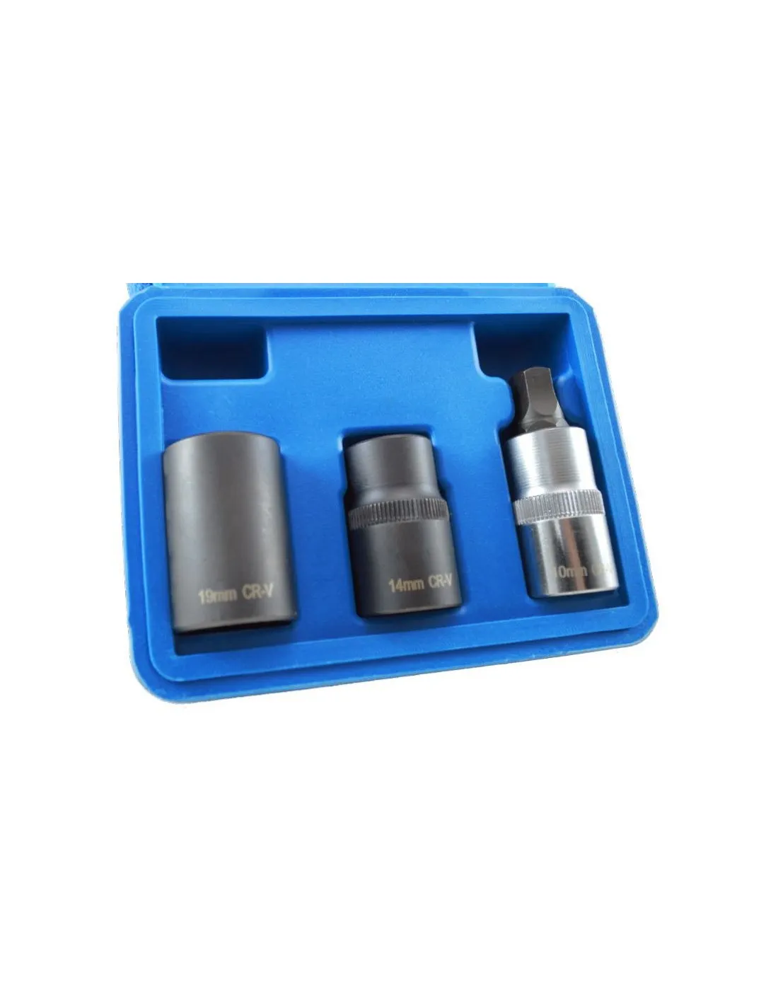 JUEGO DE VASOS PARA FRENOS  1/2" PENTAGONALES Y PUNTA PENTAGONAL Bendix y Girling 3 piezas