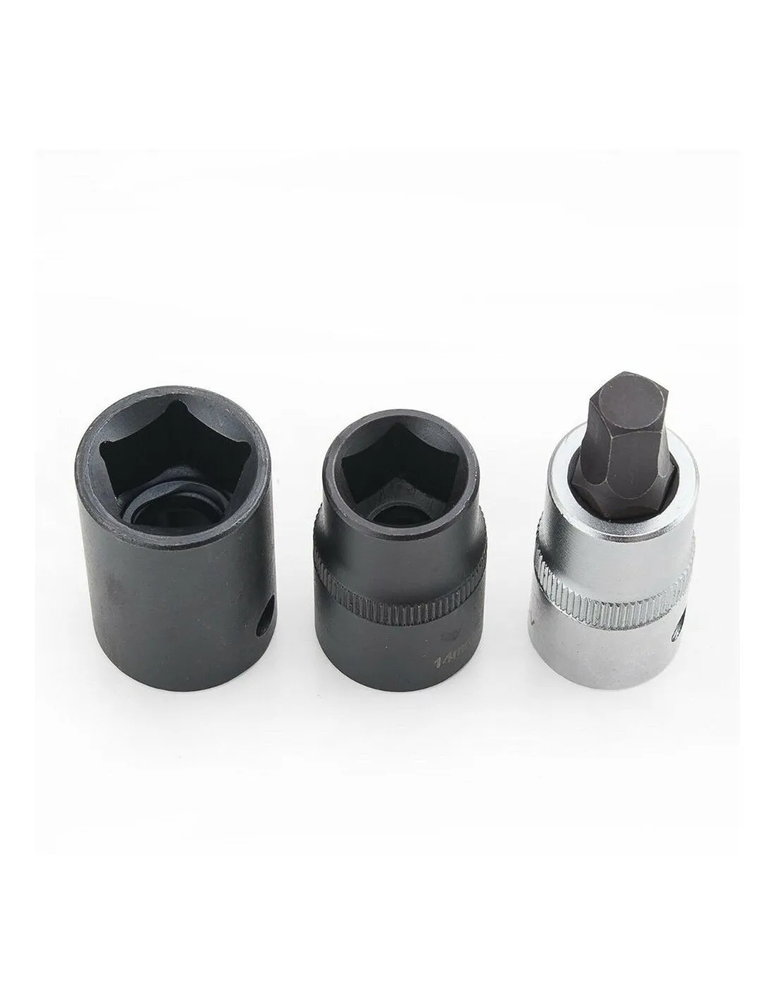 JUEGO DE VASOS PARA FRENOS  1/2" PENTAGONALES Y PUNTA PENTAGONAL Bendix y Girling 3 piezas