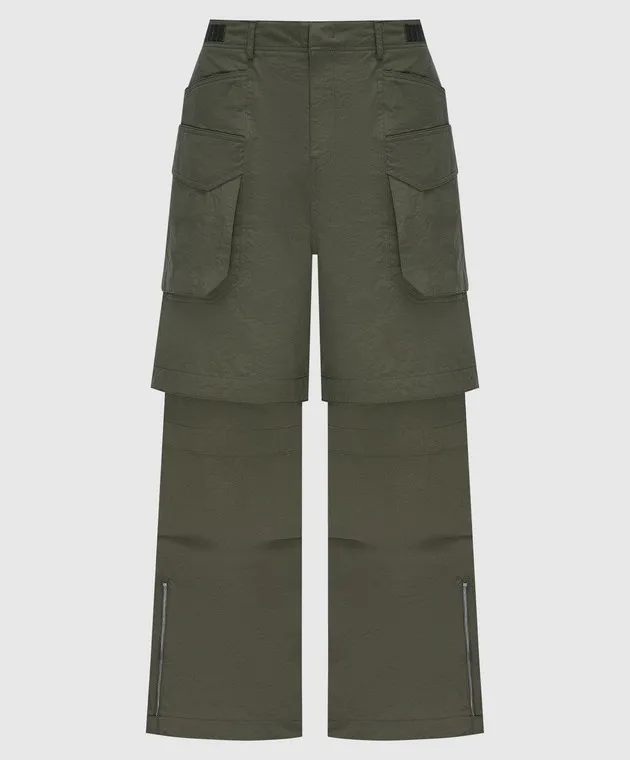 Juun.j Green cargo pants transformers